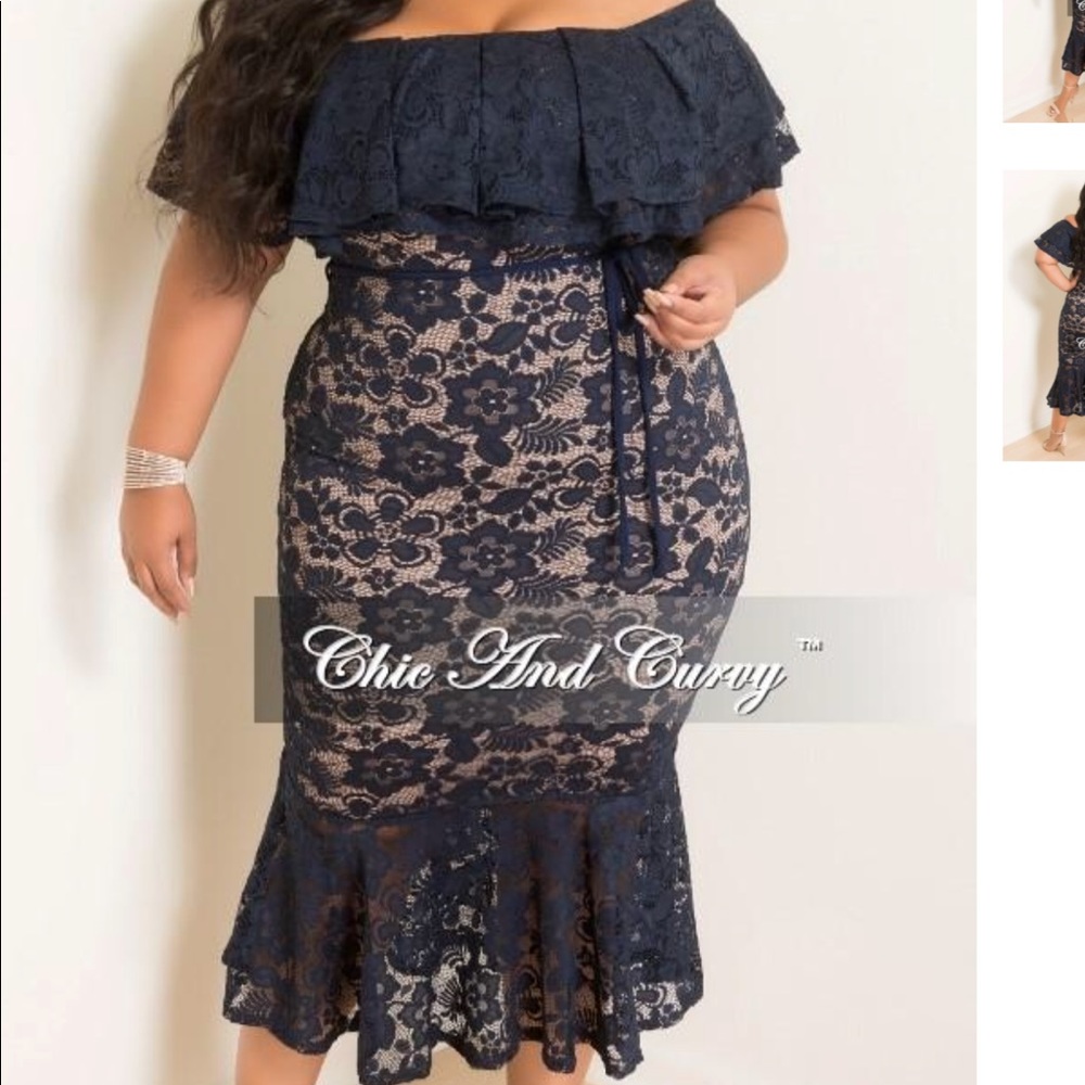 Mamacita Bonita Off Shoulder Ruffle Dress